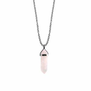 Rose quartz necklace
